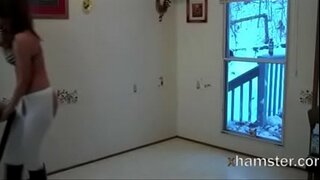 Exhibitionist exitia nudus ad analecta, qui skirted!