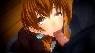 Busty hentai cutie sugentem gallus et questus sapor in pussy stricta