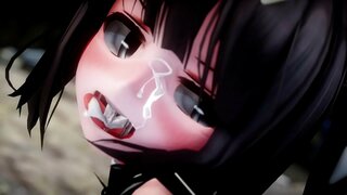 Futanari in Puella Sexus Proelium Ahegao